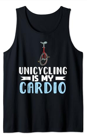 Einrad Fahrrad Lustiges Training Lernen Radfahren Tank Top