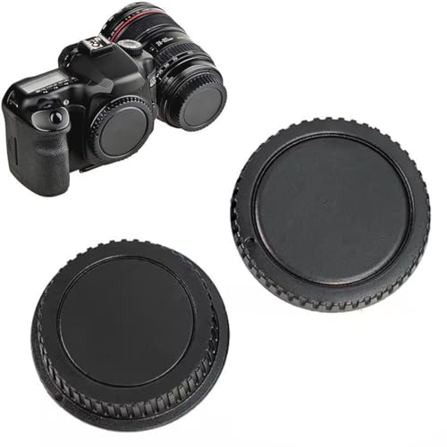 IUDWCG Kit di accessori per il tappo dell'obiettivo,include 1 tappo per il corpo macchina + 1 tappo posteriore per l'obiettivo,in plastica rigida, adatto per fotocamere e obiettivi Sony con attacco E