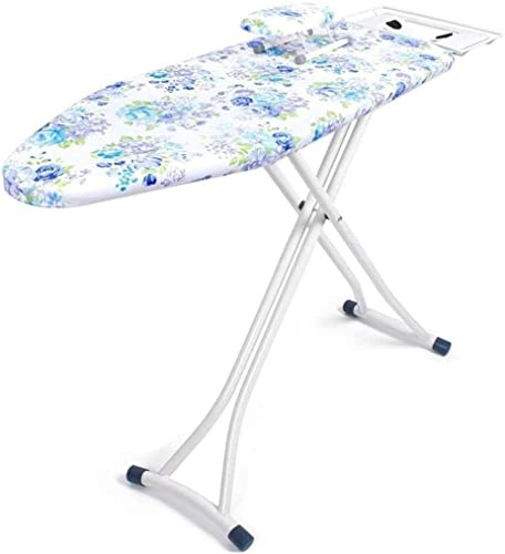 Anti-Scald Large, The Mall Clothing Store Table à Repasser en Coton imprimé, Repose-Fer à Vapeur, Planche à Repasser (Couleur : E, Taille : 1333492CM) (D 133 * 34 * 92CM)