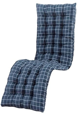 Cojín para silla de patio, cojines para silla de jardín con respaldo, cojín para tumbona, cojines para mecedora, cojines para tumbona, cojín grueso para sofá reclinable