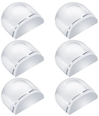 6 Stück Türstopper Boden Transparente,Bodentürstopper Selbstklebend Türstopper Boden zum Kleben für alle Hartböden Geeignet zum Schutz von Wand, Türen und Möbel