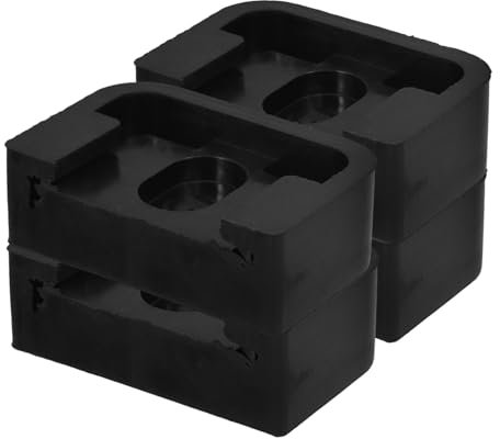 SOLUSTRE 4stücke Antivibrationspads Für Klimaanlage Aus Gummi Stoßdämpfende Matten Für Vibrationsreduzierung Und Lärmminderung Im Außenbereich Isolatoren Für Maschine Und Möbel