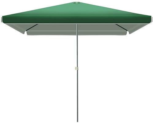 HUIBBGO 2.0 * 2.0M Rectangular Garden Umbrella Parasol, Offset Cantilever Sun Shade Waterproof with 4 Height Adjustable for Outdoor/Gardens/Balcony/Patio