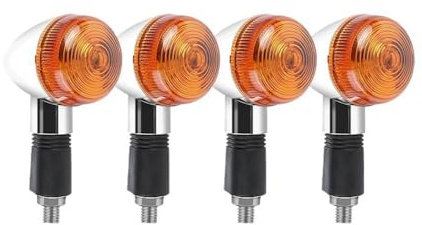 Luz Señal Giro Luz Indicadora De Señal De Giro para Motocicleta, Lámpara Intermitente para Yam&aha XVS 125/250/400/650 para Drag Star para V-Star XV 500/530/750/1100