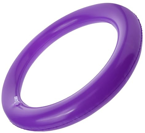 UPKOCH Runder Yoga Ball Befestigungskreis mit Stabilem PVC Sockel und Aufblasbarem Yogaball Ständer für Workout und Gymnastikballbasis Zubehör