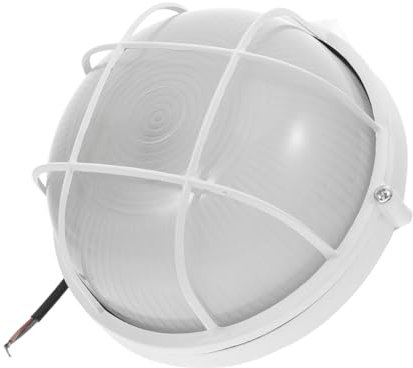 Veemoon Iluminación Sala De Sauna Lámpara De Techo para Sala De Sauna Redonda para Exteriores Accesorio para De