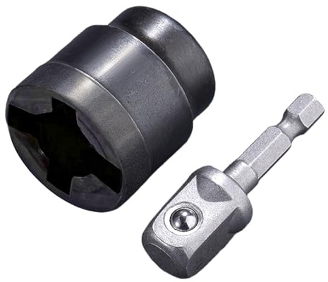 Adaptateur de perçage stabilisateur RV - Outil de conversion jack pour ciseaux - Fixation de pneu résistante à la rouille - Réparation automatique - Accessoires de conversion de garage - Compatibilité