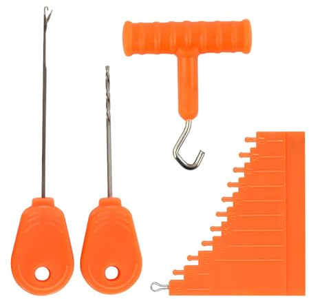 Chenxi Studio Aiguille de forage avec boîte d'appâts pour pêche à la carpe, leurres de pêche à la carpe, outils de pêche à la pêche, ensemble d'appâts