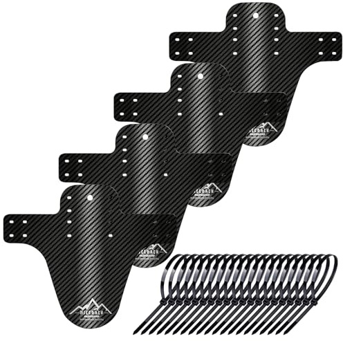 NICEDACK Parafango MTB, Compatibile Anteriore o Posteriore Enduro Parafanghi Bici MTB Misura BMX 20 26 27,5 28 29 Pollici Mountain Bike Mudguard e Fat Bike Mud Guard