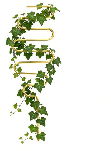 Tutor para Plantas Trepadoras - Estaca de Soporte de 34 Centímetros | Estructura para Plantas Trepadoras,para Jardín Exterior Terraza Patio Maceta Enredaderas Hiedra Rosal Tomate Pepino de INT