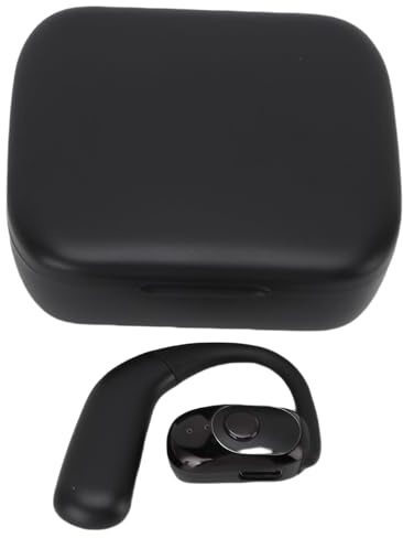 Sxhlseller Auricular Bluetooth único con Cancelación de Ruido y Eje Giratorio de 180°, Auricular Inalámbrico de Larga Duración con Batería para Negocios, Conducción, Deportes, Llamadas HD, Bluetooth