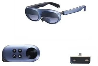 Gafas Inteligentes 3D MAX AR con Pantalla MAX y ángulo de visión de 50°. Compatibles con Pantalla proyectada en teléfono, Switch, PS5 y Xbox.(Kit 2)