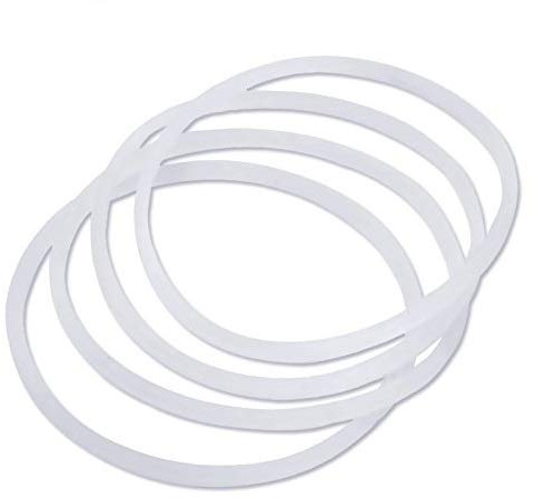 4 Guarnizioni sostitutive gomma sigillante per Magic Bullet Cross o Flat Blade