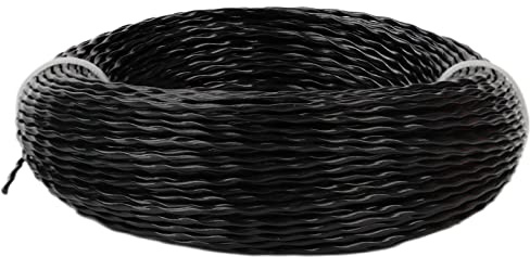 Mähfaden Rasentrimmer Faden Nylonfaden Trimmer Schnur Ersatzfaden Twist Trimmerfaden für Park Garden Yard Rasen Gras und Unkraut 2mm x 90m