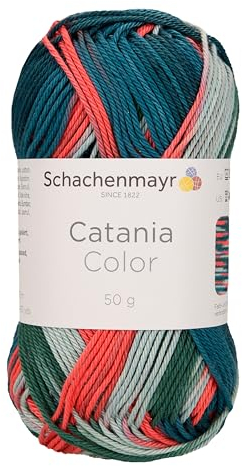 Schachenmayr Strickwolle Catania Color 50g aus Baumwolle Handarbeit Strickgarn Farbe 00239