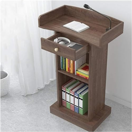 BZJPRFC Podium Kirchenkanzel, Holzkanzel Mit Schubladen Und Stauraum for Restaurant, Kirche, Präsentation, Hochzeit, Schule, Büro