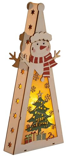 LED Dekoleuchte Stern aus Holz, LED Weihnachtsstern Beleuchtung für Fenster, Weihnachtslampe, LED Weihnachtsschmuck, Weihnachten Stern Beleuchtung, weihnachtliche deko, weihnachtsdeko (Stil D)