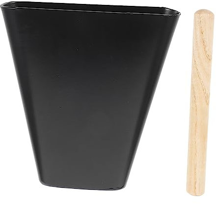 Cencerro de Metal Madera Accesorios de Percusión para Instrumentos Musicales para Educación Temprana Cumpleaños