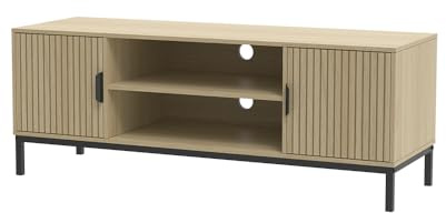 Vicco Tablero bajo Lennox, Roble, 120 x 45 cm, Apto para Guardar revistas y mandos a Distancia