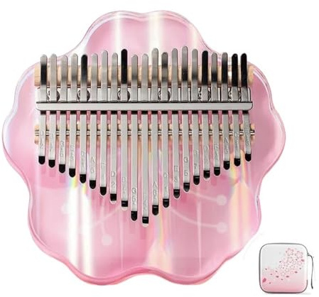Kalimba Acryl Kalimba 17 21 Tasten Daumenklavier Professionelle Chromatische Kalimbas Anfänger Calimba Tasteninstrumente(21 keys2)