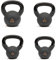 Worqout Kettlebell (4 kg) – Robuster Gusseisen-Kettlebell mit Neoprenbeschichtung, farbcodiert