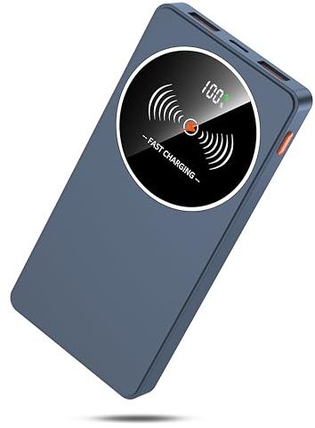 Power Bank 10000mAh, Bateria Externa Carga Rapida 22.5W, 3A Bateria Portatil 3 Puertos USB C Input & Output Cargador Portatil Movil Powerbank para iPhone 16 15 14 13 12 11, Samsung, Xiaomi, Android