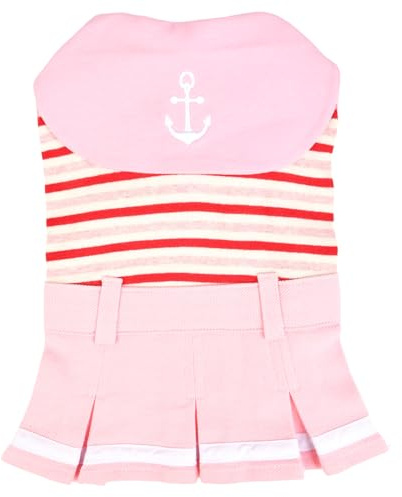 Nautical Hundebekleidung Pink S