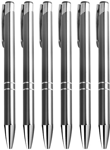 OddMart 6Pcs Luxury Business Metal Ballpoint Writing Pens Signature Pen