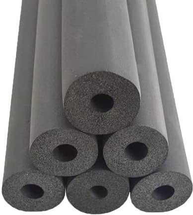1.80 m Kautschuk Rohr Rohrisolierung Schaum Dicke 10 mm, ID 16-60.0 mm, Schutzschlauch Heizungsrohr für Heizungsrohre und Sanitärinstallationen im Innen und Außenbereich(43.0 mm/1.69)