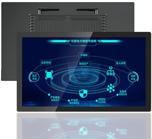 LADECNERHT Panel Pc Industrial Integrado con Pantalla Táctil Capacitiva De 10 Puntos, Ordenador Todo En Uno Ip65 para Fábricas Y Quioscos, Windows 10 15inch-i5-4200U(4GRAM+128GSSD)