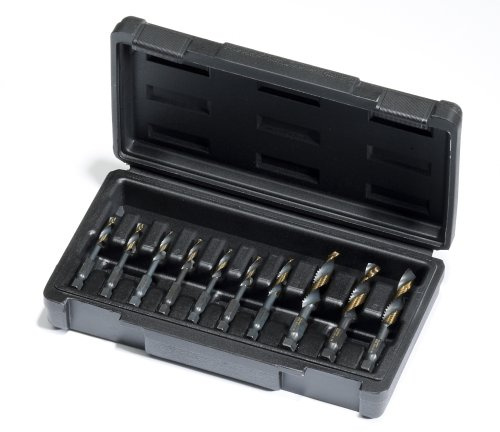 Champion DT22HEX-SET10 Combination Drill and Tap Set, 10-Piece