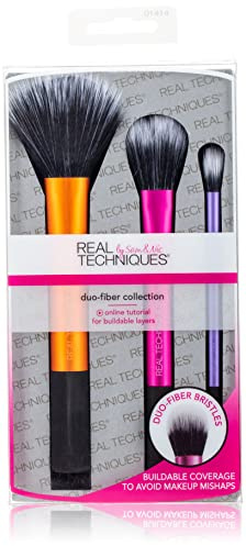 Real Techniques 1414 Duo Fiber Collection - 3-in1-Duo Fiber Kollektion-Set