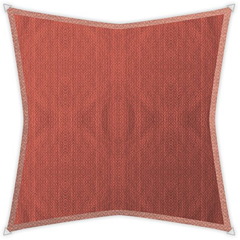 Windhager Sunsail Adria Quadrat Terracotta, Sonnensegel, Sonnenschutz, UV-Schutz, witterungsbeständig und atmungsaktiv, 3,6 x 3,6 m (gleichschenkelig), 10972