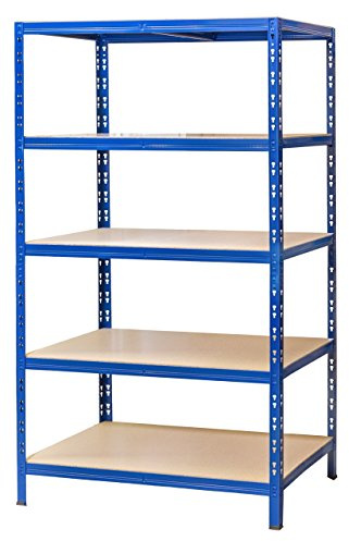 Callidus Baumarkt Schwerlastregal 179x100x60 cm blau 5 Böden 175 kg