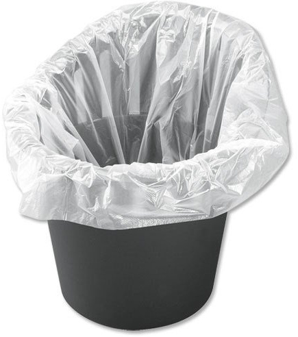 1000 Black Bin Clear Ruse Sacks/Wheelie Bag Heavy Duty Office Bag