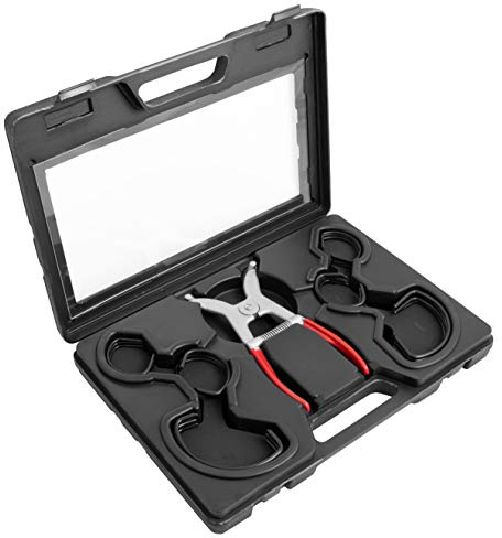 Peachtree Woodworking Supply Spring Miter Clamp 25 Piece Set with 24 Assorted Size Spring Clamps and 1 Easy to Load Spring Tensioned Pliers for Woodworking Frames, Moulding & 45 Degree Corner Clamping