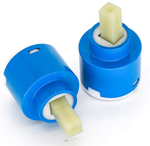 2 Stück 40 mm Kartusche Kunststoff Bad Waschbecken Dusche Hebel Mischbatterie Badezimmer Waschbecken