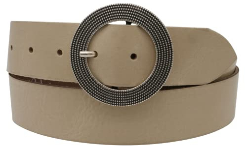 AnnaMatoni Damen Ledergürtel 4 cm Made in Germany Zeitloses Design, Echtes Rindsleder - Gürtel für Damen mit perfekter Passform, Langlebigkeit und nickelfreier Schließe