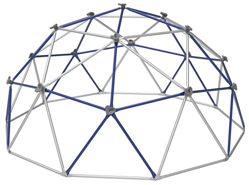 Jack and June Free-Standing Powder-Coated, UV Resistant Steel Jungle Gym Climber, Blue