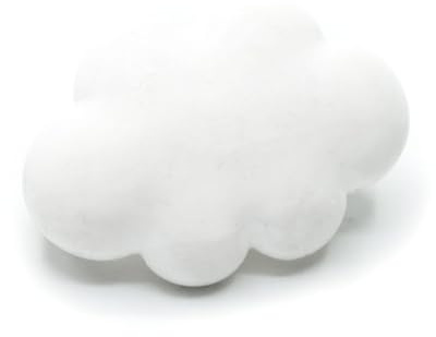 Miniblings Wolke Brosche Pin Freiheit Himmel Wetter Wölkchen weiß | Für Revers, Jacke oder Tasche, aus Berlin, ein kleines Detail mit Wirkung