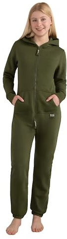 Basisstoff Jumpi Damen Jumpsuit Overall Onesie Einteiler