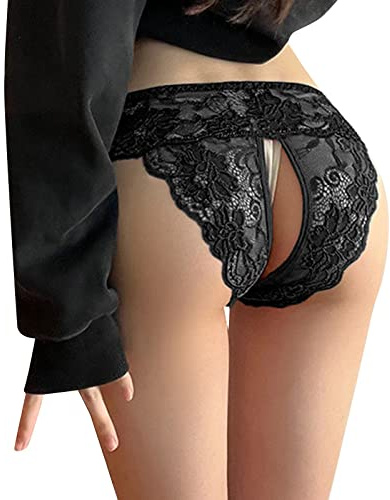 TEPTDirio Womens Sexy Lace Panties Thong Low Rise Cotton Underwear Cutout Lace Bikini Briefs Its Not Its You Shirt Women