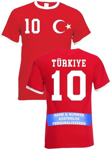Türkei Kinder T-Shirt Türkiye Trikot Wunschname & Nummer