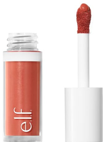 e.l.f. Camo Liquid Blush, Langanhaltendes Flüssiges Rouge Für Hochpigmentierte Farbe, Sorgt Für Ein Weiches, Taufrisches Finish, Vegan & Tierversuchsfrei, Copper Etiquette