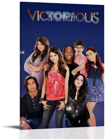 NVBKJH Victorious Star Group Photos Poster Dekorative Malerei Leinwand Wandkunst Wohnzimmer Poster Schlafzimmer Malerei 12x18inch(30x45cm)