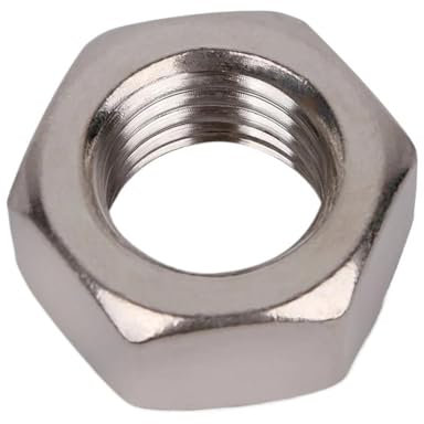 1/50/100 Stück A2 304 Edelstahl Sechskant-Sechskantmutter for M1 M1,2 M1,4 M1,6 M2 M2,5 M3 M4 M5 M6 M8 M10 M12 M16 M20 M24 Schraube(1pc M20)
