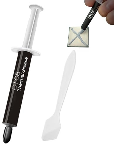 Pâte thermique CTG8 pour processeur 1G/2G/4G, pâte thermique avec longue durée de vie, facile à appliquer, pâtes thermiques pour dissipateurs thermiques, consoles