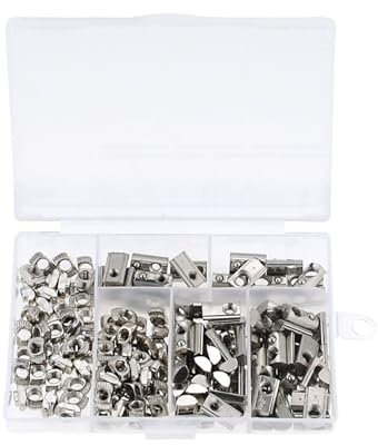 Tuerca deslizante for riel en T, tuerca deslizante en T roscada, tuerca deslizante en T M3, M4, M5, M86, tuerca elástica semicircular, tuerca esférica y tuerca en T niquelada, cabeza de martillo for p