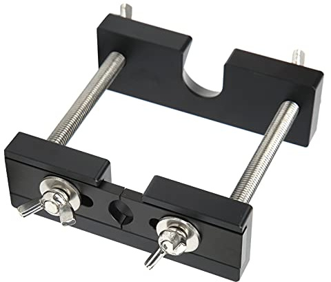 Mundstücksrahmen, Aluminiummaterial mit Verstellbarem Umarmungswerkzeug für Tenorhorn, Windinstrumentenzubehör (Schwarz)