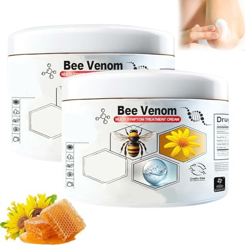 DEJIN Bee Venom Cream - Advanced todahof bee venom cream for All Skin Types, bee venom cream for psoriasis, Soothes and Smooths Skin Blemishes, Ideal for Joint and Muscle Relief - 2Pcs